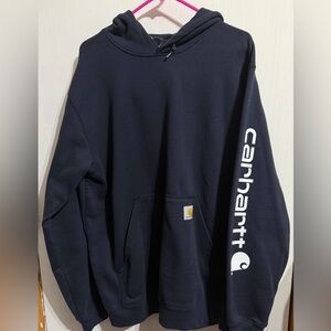 Men's Carhartt navy L hoodie